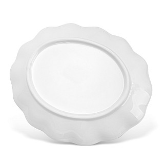 Oval plate 24х20 cm (dolomite)