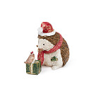 Figurine "Hedgehog with a gift" 9.5х5х8.5 cm (polyresin)