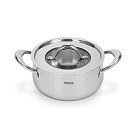 Stockpot ABSOLUTE PRO 20x10 cm / 3.2 LTR with glass lid (stainless steel)