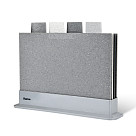 4 pcs index chopping board set 29x22.5 cm (plastic)