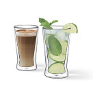 Dubultā stikla glāžu komplekts 380ml