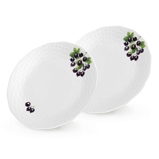 Set of 2 plates CURRANT 20 cm (new bone china)