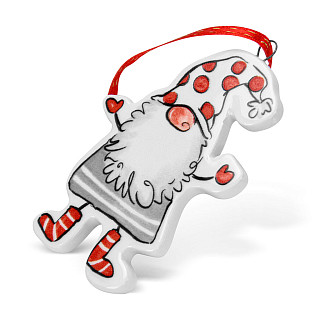 Christmas tree decoration 5х8 cm, art. 0412