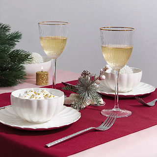 Set of white wine glasses, 2 pcs, 300 ml,  art.. 13650