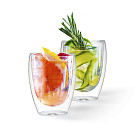 Cup set 2pcs ROMANO 300 ml double wall glass (borosilicate glass)