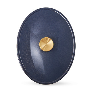 Ovāls katls LE MANS BLUE 30x11,4 cm / 4,8 L ar vāku (emaljēts čuguns)