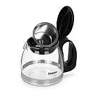 Tējkanna 700 ml ar tērauda filtru (karstumizturīgs stikls)