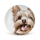 Porcelain saucer 10 cm Dogs