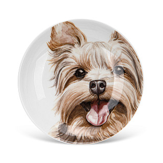 Porcelain saucer 10 cm Dogs