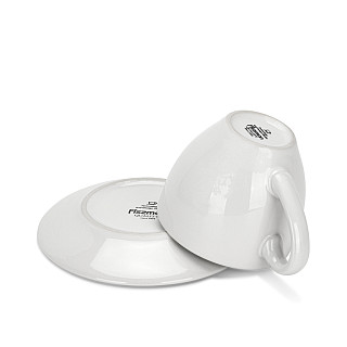 Puodelis su lėkštute CELINE 230 ml (keramika)