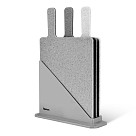 3 pcs index chopping board set 32x19 cm (plastic)