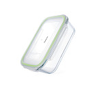 Контейнер с крышкой 23x18x8 см / 1500 мл (жаропрочное стекло)