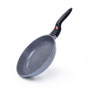 Frying pan LA GRANITE 28x5.8 cm with detachable handle and THERMIC point with induction bottom (aluminium with non-stick coating)