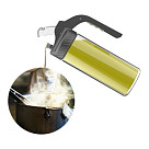 Oil bottle 400 ml with plastic lid (glass), art. 6420