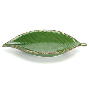 Bowl GREEN 26.5x14x4 cm (ceramic)