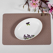 Ovāls šķīvis CURRANT 25,5 × 17,5 × 3,5 cm (porcelāns)