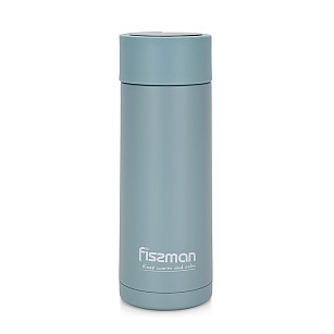 Double wall vacuum flask 390 ml green (stainless steel)