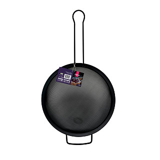 Siets ar rokturi 24 cm (melns)