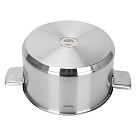 Stockpot PREMIUM ONE 24x13 cm / 5.4 LTR with glass lid (stainless steel)