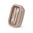 2-compartment lunch box 850 ml / 19.7 × 14 × 8.2 cm (plastic)