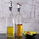 Buteliukų rinkinys aliejui ir actui 2x500 ml (stiklinis), art. 6418