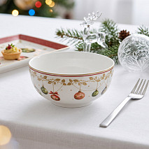 Dubuo CHRISTMAS BALLS 14 cm (naujasis kaulinis porcelianas)