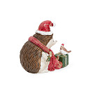 Figurine "Hedgehog with a gift" 9.5х5х8.5 cm (polyresin)