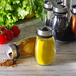 Condiment set 7 pcs (glass), art. 6432