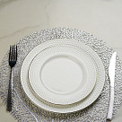 Plate set NOEMI 20 cm x 2 pcs. (New bone china)