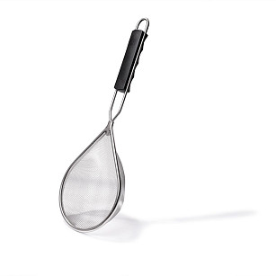 Strainer 14 cm with handle (steel)