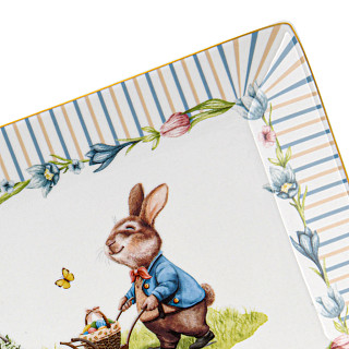 Rectangular plate EASTER 30.5x15 cm (new bone china)