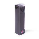 Square Pepper mill 21.5x5 см (Rubber wood body with S/S grinder)