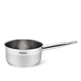 Sauce pan ARIELLE 14x7 cm / 1,0 LTR without lid (stainless steel)