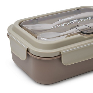 2-compartment lunch box 800 ml / 20.5 × 13.5 × 7.8 cm (plastic)