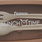 2-compartment lunch box 850 ml / 19.7 × 14 × 8.2 cm (plastic)