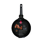 Frying pan Luxuria 24x5.5 cm with induction bottom (aluminium with non-stick coating)