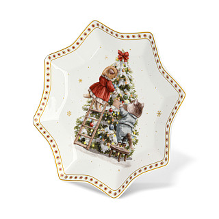 Daudzstūra formas šķīvis MIRACLE 20 cm (jaunais kaula porcelāns)