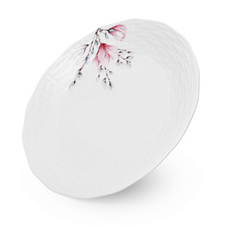 Set of 2 plates MAGNOLIA 20 cm (new bone china)