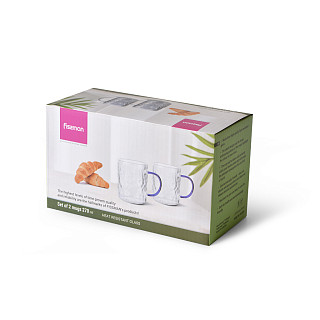 Tea mugs 2 pcs / 270 ml, art 19004