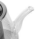 Arbatinukas 600 ml su plieniniu filtru (stiklinis)
