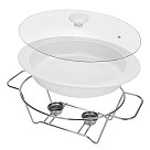 Oval chafing dish Parmigiano 36x25.7x6.1 cm / 1.9L (porcelain)