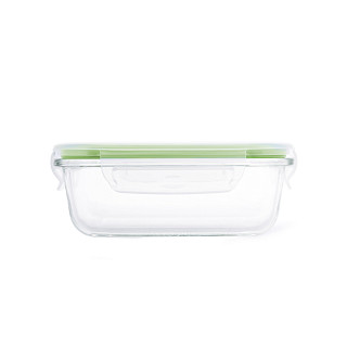 Konteiners ar vāku 15x11x6 cm / 370 ml (karstumizturīgs stikls) Konteiners ar vāku 15x11x6 cm / 370 ml (karstumizturīgs stikls)