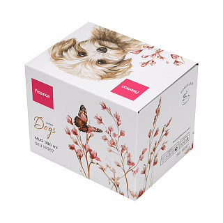 Porcelain mug 380 ml Dogs