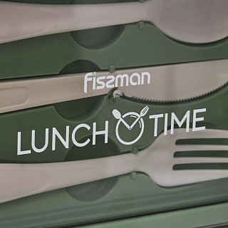 Ланч-бокс а с 2 отделениями 800 мл / 20,5 × 13,5 × 7,8 см (пластик)