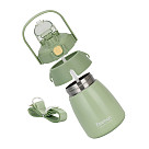Double wall vacuum flask 800 ml green (stainless steel), art. 9863