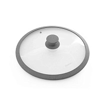 ARCADES 28 cm dangtis su marmuro apvadu, PILKAS (stiklas)