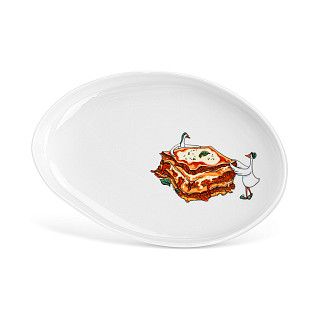 Овальная тарелка BON APPETIT 23 × 14 см (фарфор)