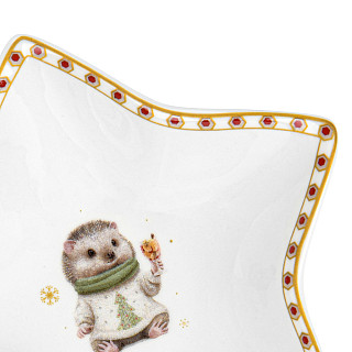 Zvaigznes formas šķīvis MIRACLE 11,8x10,4 cm (jaunais kaula porcelāns)