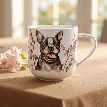 Krūze DOGS 380 ml (jaunais kaula porcelāns)