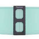 Separable cake pan 25x7.5 cm (silicone with bottom of heat resistant glass)